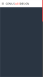 Mobile Screenshot of genius-webdesign.com