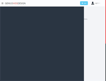 Tablet Screenshot of genius-webdesign.com